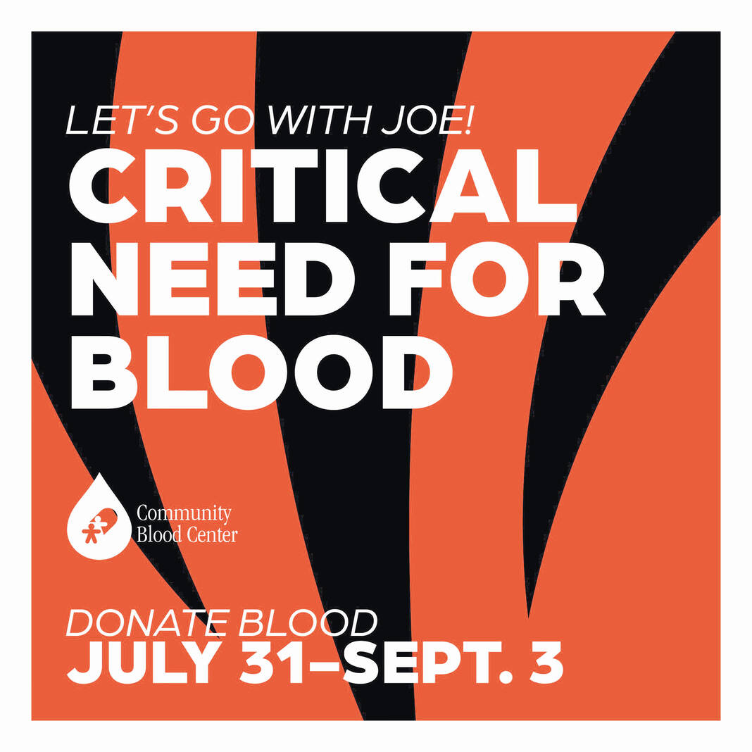 Blood drives set for week of Aug. 1 - Sidney Daily News
